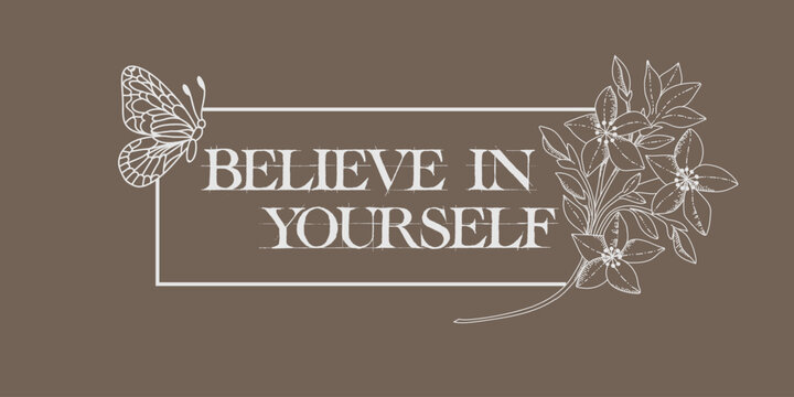 Motivational slogan graphic vector print lettering for t shirt print design