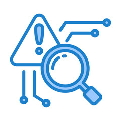Risk Assessment Icon - Blue Style