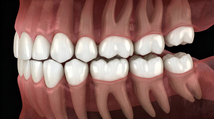3D Dental Occlusion Anatomy Rendering