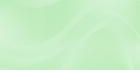 Abstract light green background with smooth flowing wavy lines and subtle gradient texture.