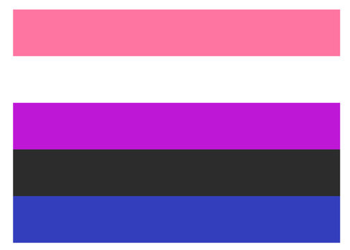 genderfluid pride flag, gender identity and gender expression flag