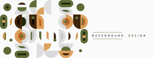 Abstract geometric shapes, muted colors, minimalist design. Background features organic forms, simple composition. Modern aesthetic.