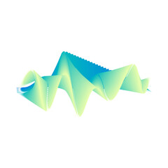 Abstract Gradient Sound Wave Background 