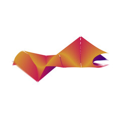 Abstract Gradient Sound Wave Background 