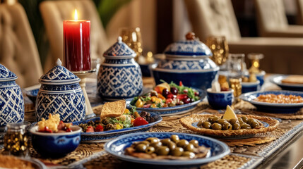 Greek restaurant food, dishes, national cuisine