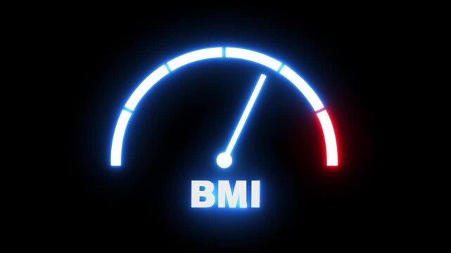 BMI meter showing progress from beginner low red zone to expert high blue zone, representing learning, development, performance. BMI level speedometer gauge with low and high levels.