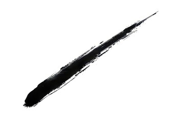 A black line with a white background