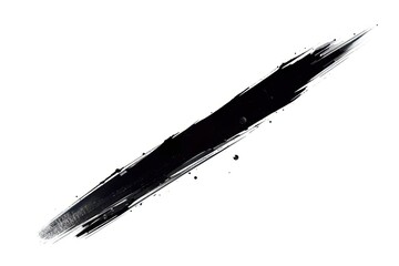 A black line with a white background