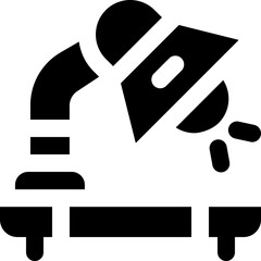 lamp glyph icon. Strong and solid vector icon for websites, mobile interfaces, presentations, and visual branding. High quality and easy to edit.