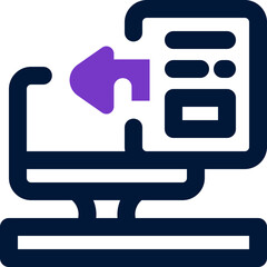 Obraz premium data entry duotone icon. Sleek and modern vector icon for websites, mobile apps, marketing materials, and corporate design. Fully scalable and ready to use.