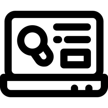 test line icon. Clean and minimalist vector icon for websites, mobile apps, presentations, and logos. Fully scalable and customizable for any project.