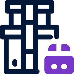 Obraz premium present duotone icon. sleek and modern vector icon for websites, mobile apps, marketing materials, and corporate design. fully scalable and ready to use.