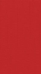 Fototapeta premium Red Woven Fabric Texture with Horizontal Ribbed Lines. 3D rendering illustration