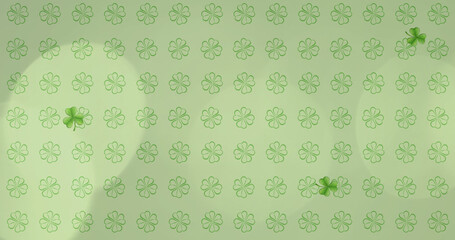 Image of green shamrocks