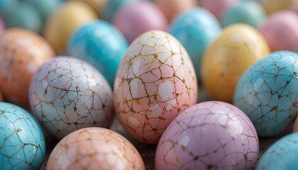 colorful easter eggs