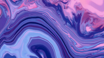 Fototapeta premium Dynamic purple and pink marble liquid texture with flowing abstract swirls wallpaper 4k ,Generative AI.