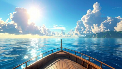 旅のイメージ　航海