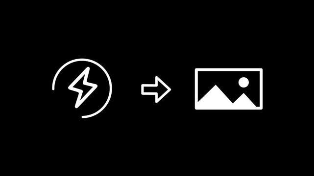 The diagram showcases the transition from electrical energy to visual media generation illustrating how power supports digital photography and the creation of high quality static images online