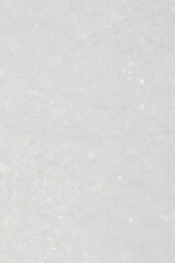 Beautiful close-up of snow texture