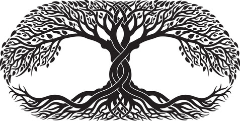 Tree of Life Frame SVG Bundle