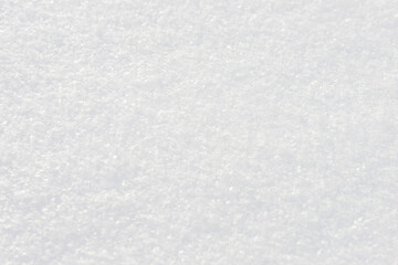 Beautiful close-up of snow texture