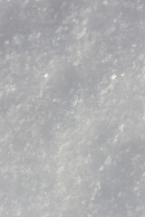 Beautiful close-up of snow texture