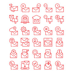 Mail Message Icon Vector Pack