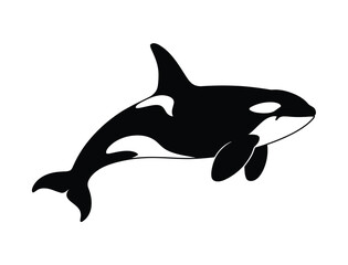 Orca Killer Whale Silhouette Marine Animal Icon © Shil
