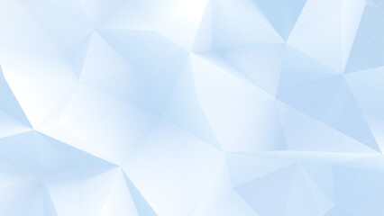 Abstract light blue polygon background with geometric triangle texture