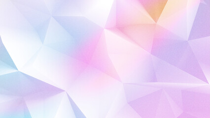 Abstract colorful iridescent polygon background geometric texture