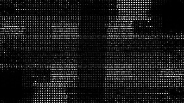digital halftone dotted animated texture technology background