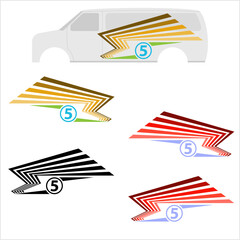 Vehicle Graphics, Stripe : Vinyl Ready Design