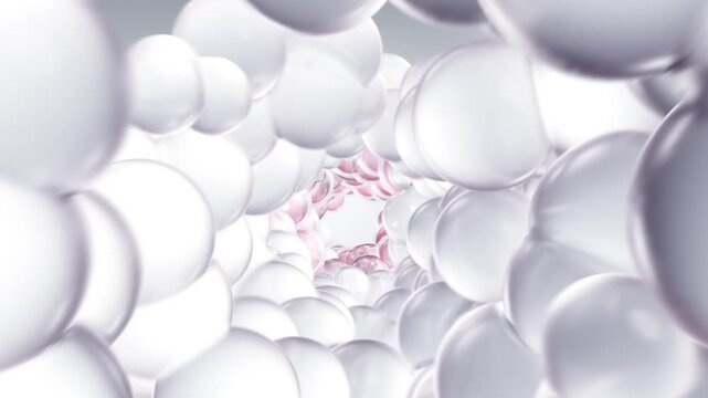 Immerse yourself in the mesmerizing 3D animation 3D video of cosmetic skincare and hair care essence to beautify and rejuvenate your skin with this stunning visual