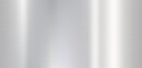 Brushed stainless silver steel texture with gradient lighting