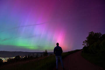 Naturspektakel über Süddeutschland