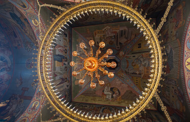 Obraz premium Cathedral of the Dormition of the Blessed Virgin Mary, Novorossiysk, Russia, 17.12.2025