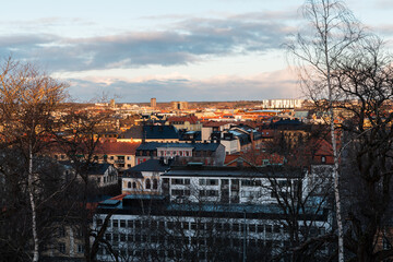 Beautiful Skyline View Uppsala City