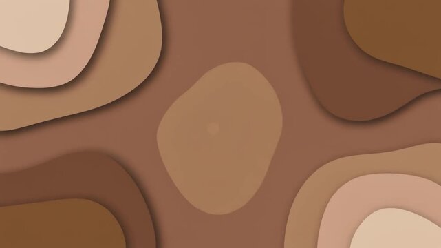 Abstract animation layered paper cut earthy tones slow parallax drift futuristic cinematic surreal ethereal ambience cascading softly glowing abstract unique style