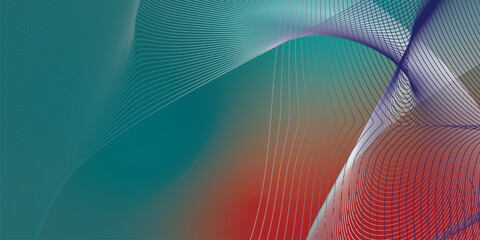 Abstract grainy gradient background with teal CadetBlue white and red color shapes on black backdrop