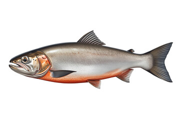 Fototapeta premium fish on white background