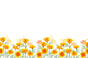 Flower watercolor frame for wedding, birthday, card, background, invitation, wallpaper, sticker, decoration etc.
