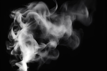 Soft White Incense Smoke Trail Overlay
