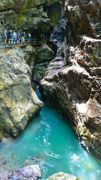 Die Breitachklamm im Allg&auml;u, Bayern