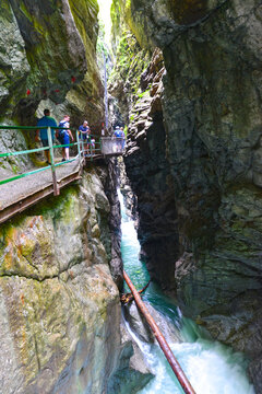 Die Breitachklamm im Allg&auml;u, Bayern
