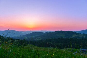 Das Bregenzerwaldgebirge in Schetteregg-Amagmach (Gemeinde Egg) in Vorarlberg © Ilhan Balta