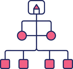 AI & Automation Workflow Line Icons Set