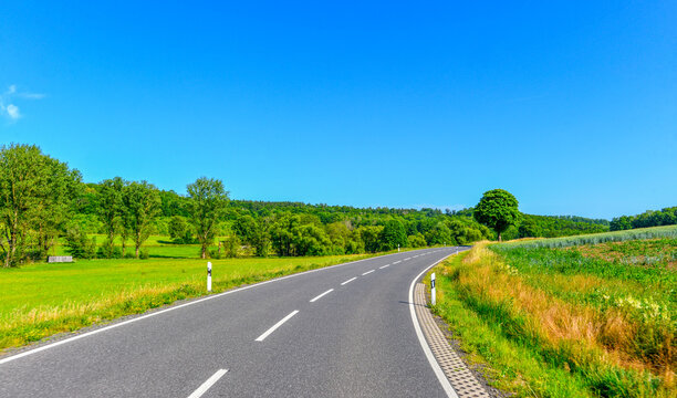 Landesstrasse 3195 zwischen Birstein und Freiensteinau, Hessen