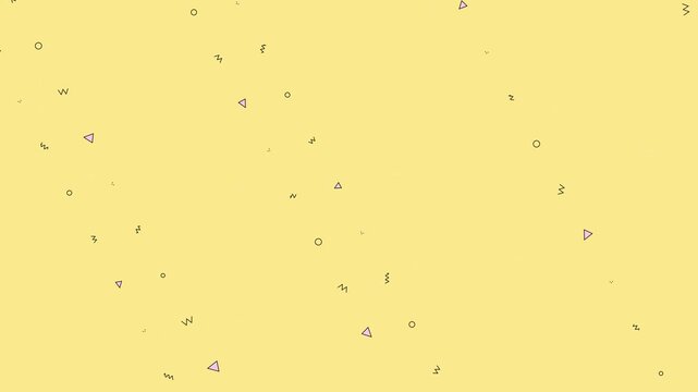 Abstract Yellow Background with Subtle Geometric Shapes and Minimalist Design.