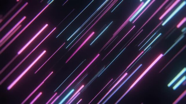 Abstract holographic interface glowing digital streams moving diagonally smooth light futuristic cinematic surreal ethereal ambience cascading softly glowing abstract unique style