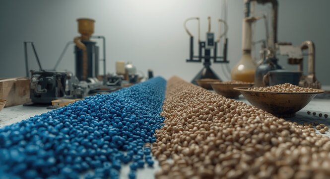 Historical timeline and discoveries tied to LDPE pellet origins